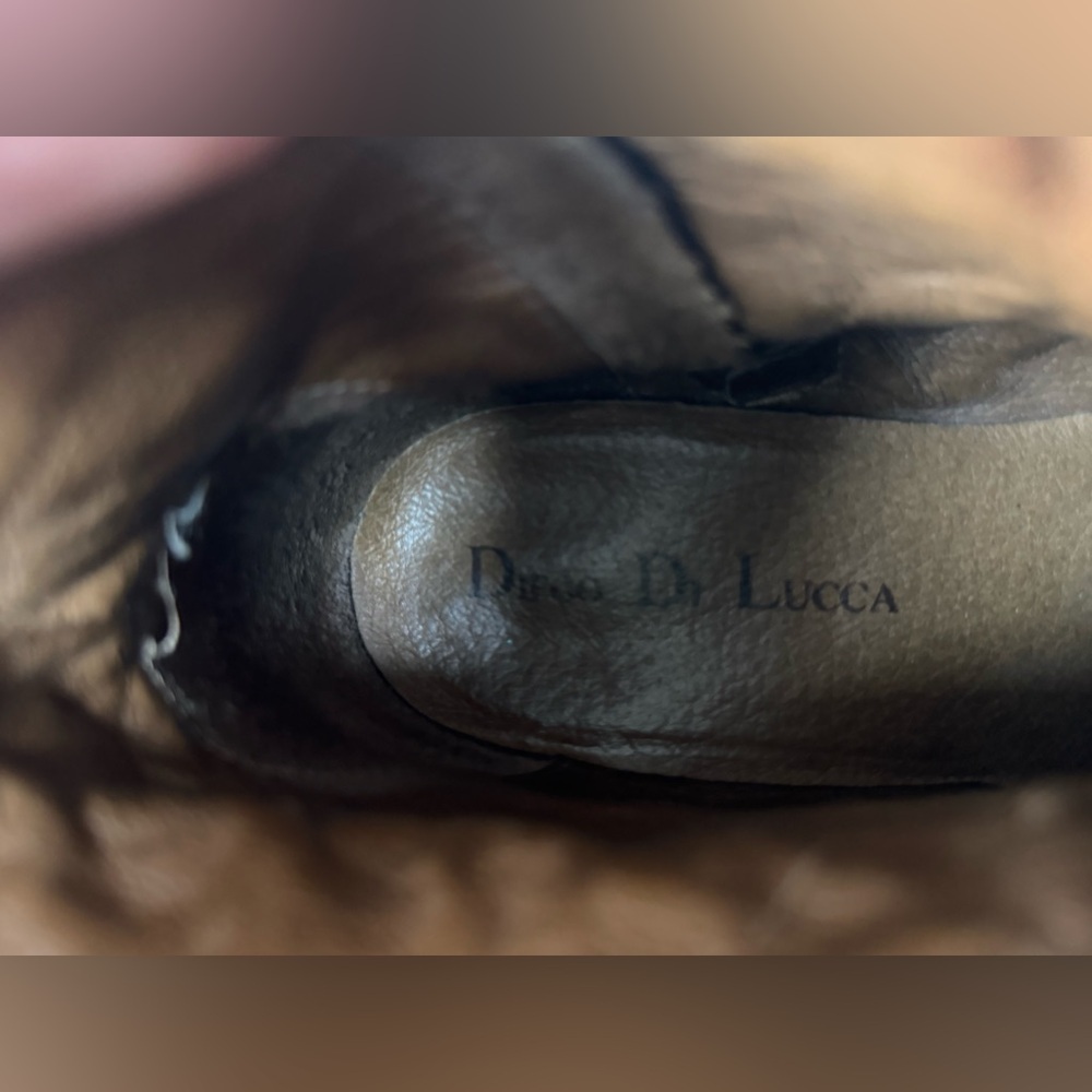 diego di lucca short cowboy cowgirl western distressed ombré leather boots 7.5 - Picture 9 of 9